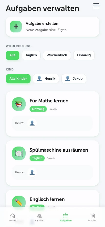 Hausaufgaben