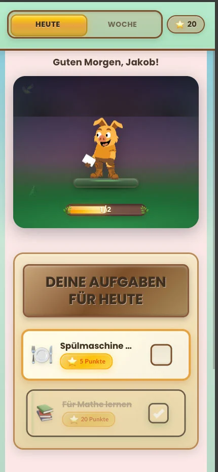 Olumi App - Kinder-Ansicht Theme 3